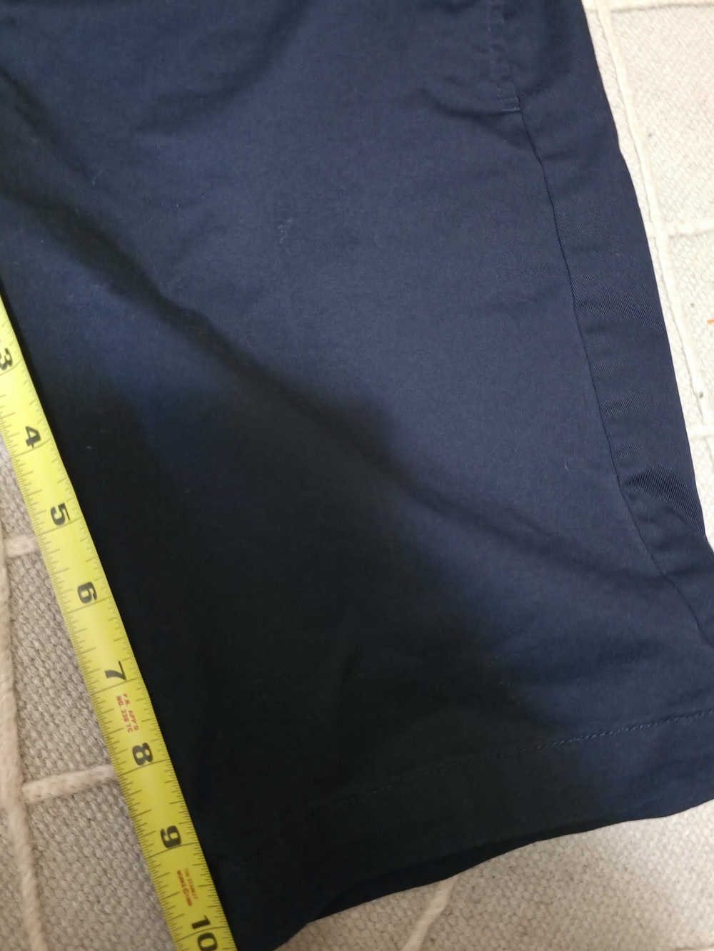 4/$67 Deal! Lands' End Navy Chino Shorts Like New - Picture 3 of 7